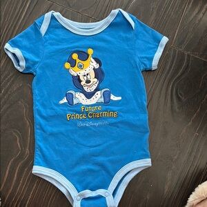 Disney Blue Bodysuit with Mickey Mouse New without tags
